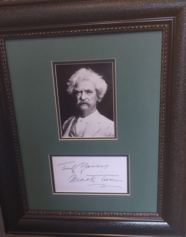 Mark Twain autograph