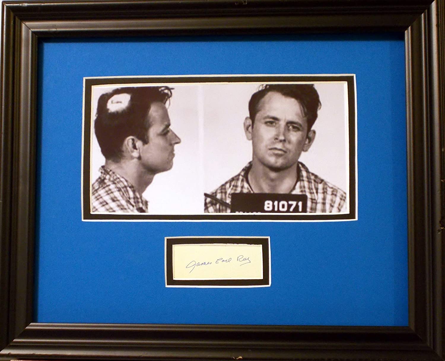 James Earl Ray autograph