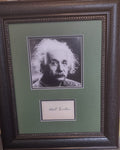Albert Einstein signed autograph