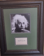 Albert Einstein signed autograph