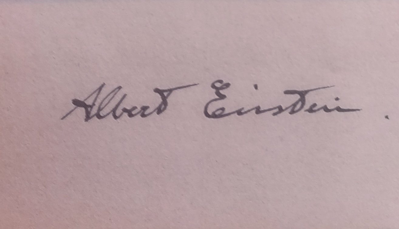 Authentic Einstein signature