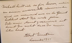 Albert Einstein memorabilia