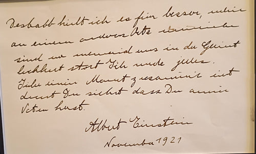 Albert Einstein memorabilia