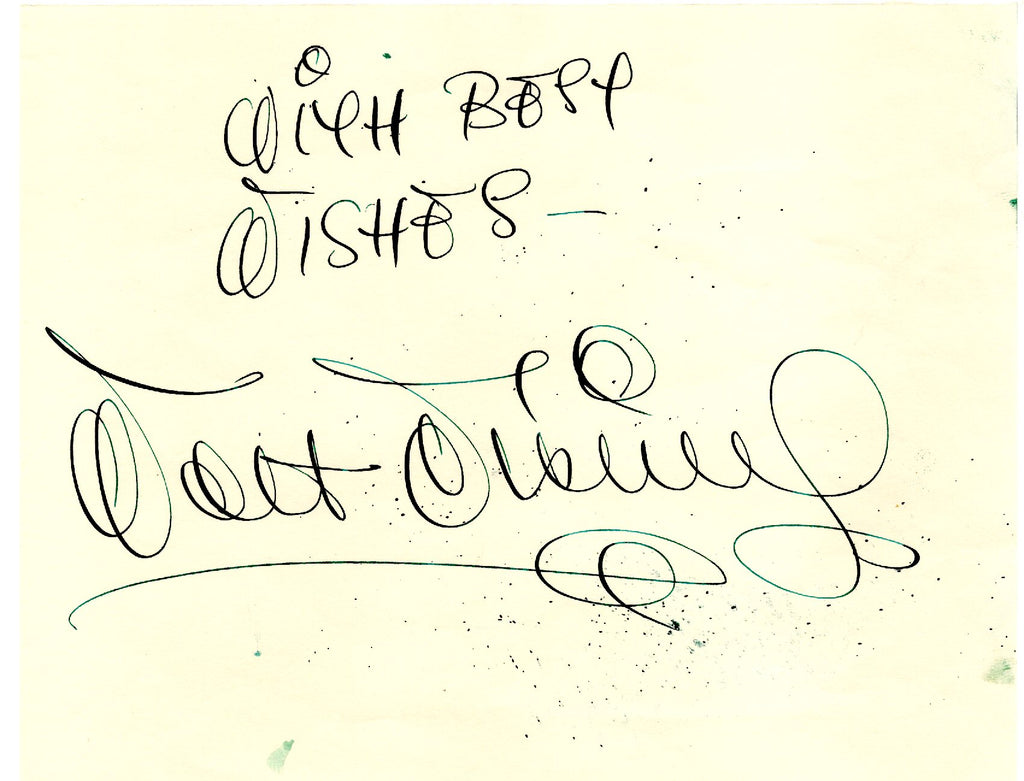 Walt Disney autograph