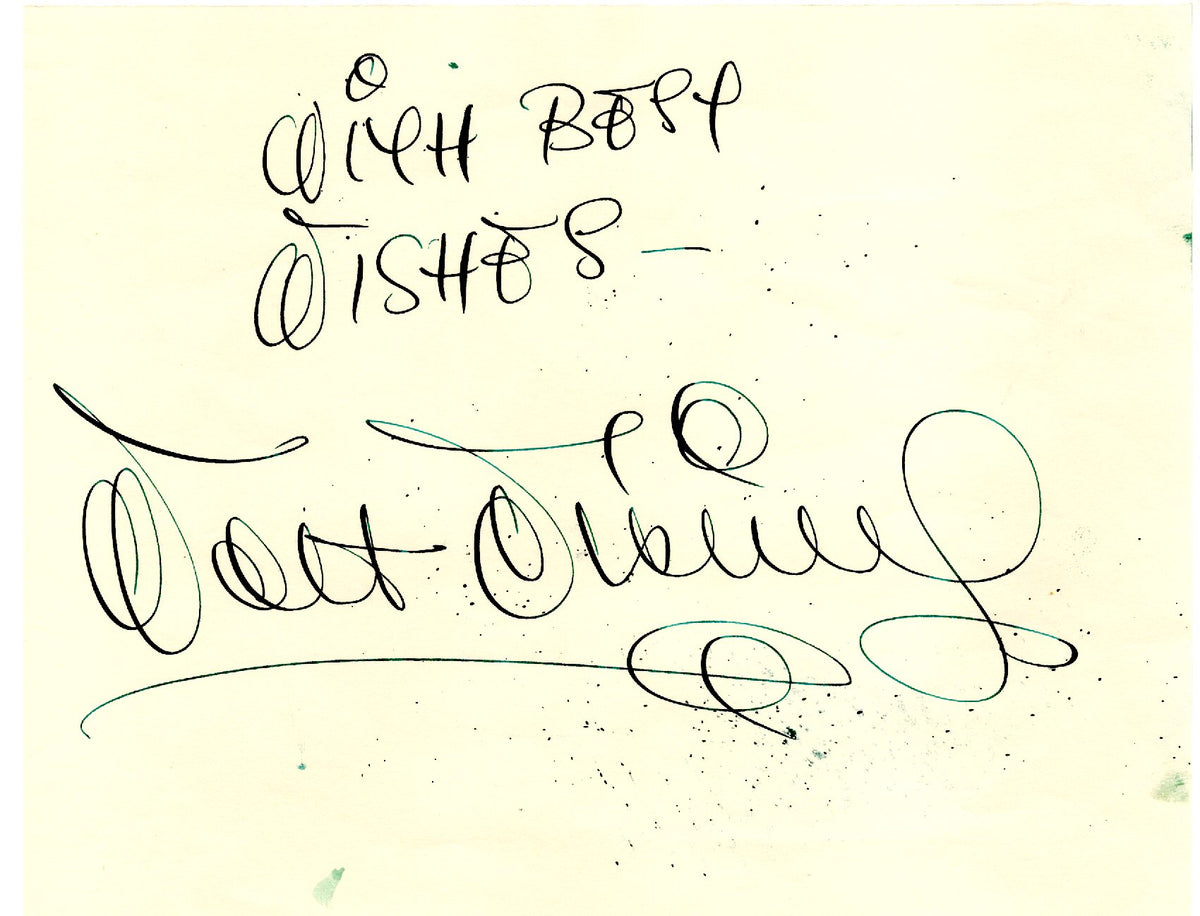 Walt Disney autograph