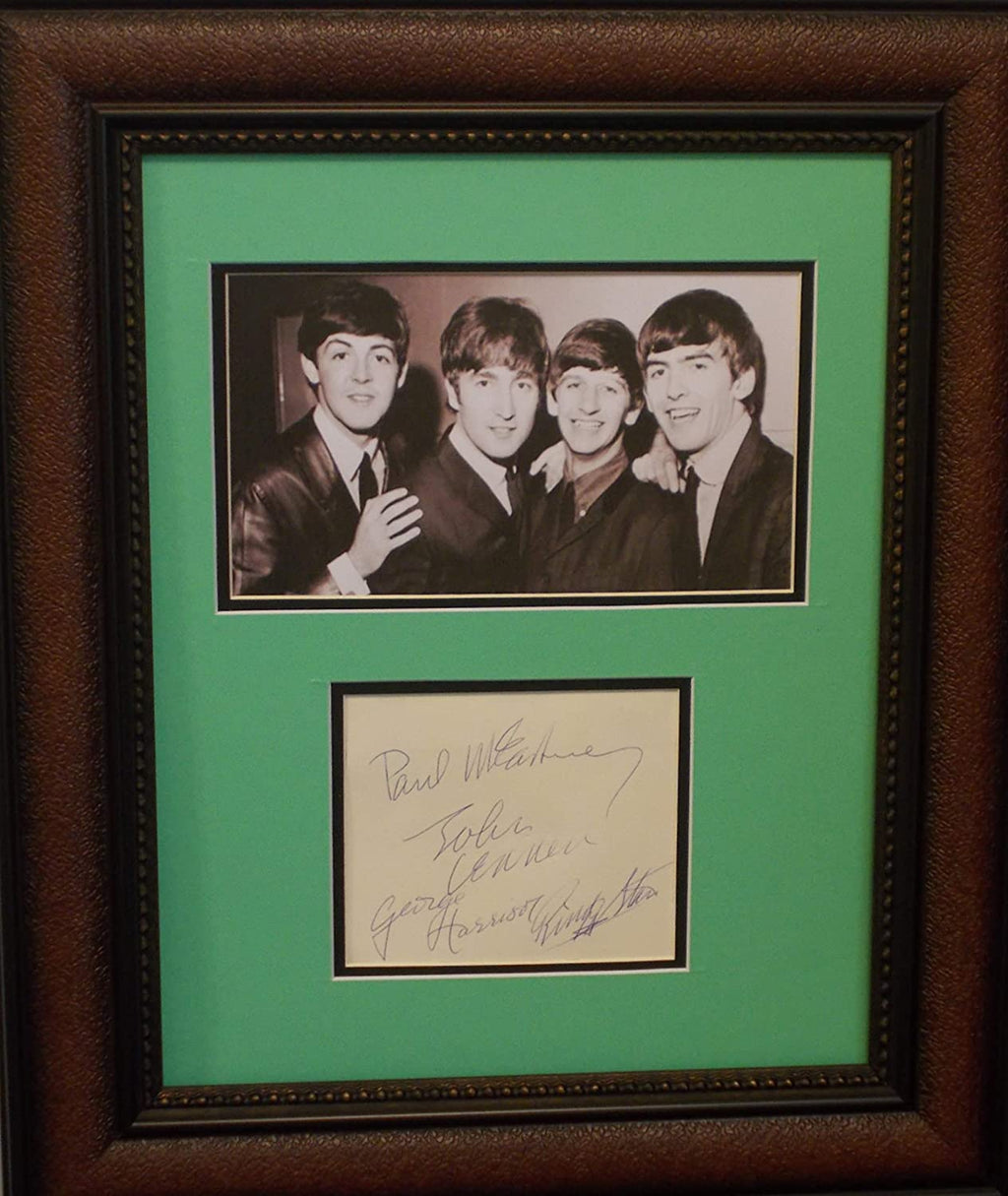 Beatles autographs cut