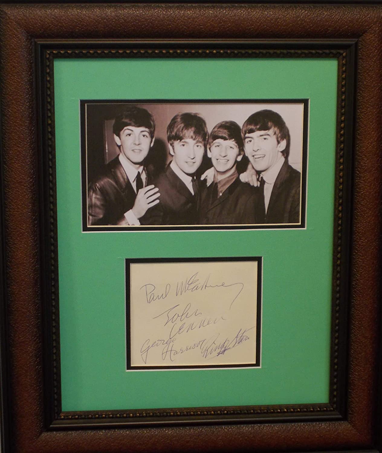 Beatles autographs cut