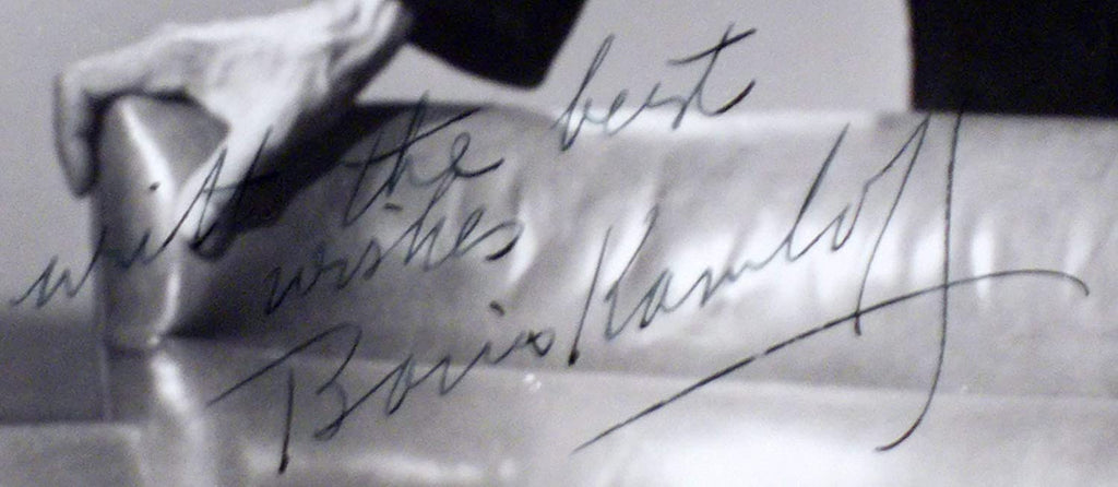 Boris Karloff signed photo