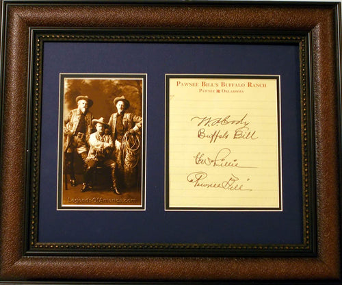 Buffalo Bill Cody autograph
