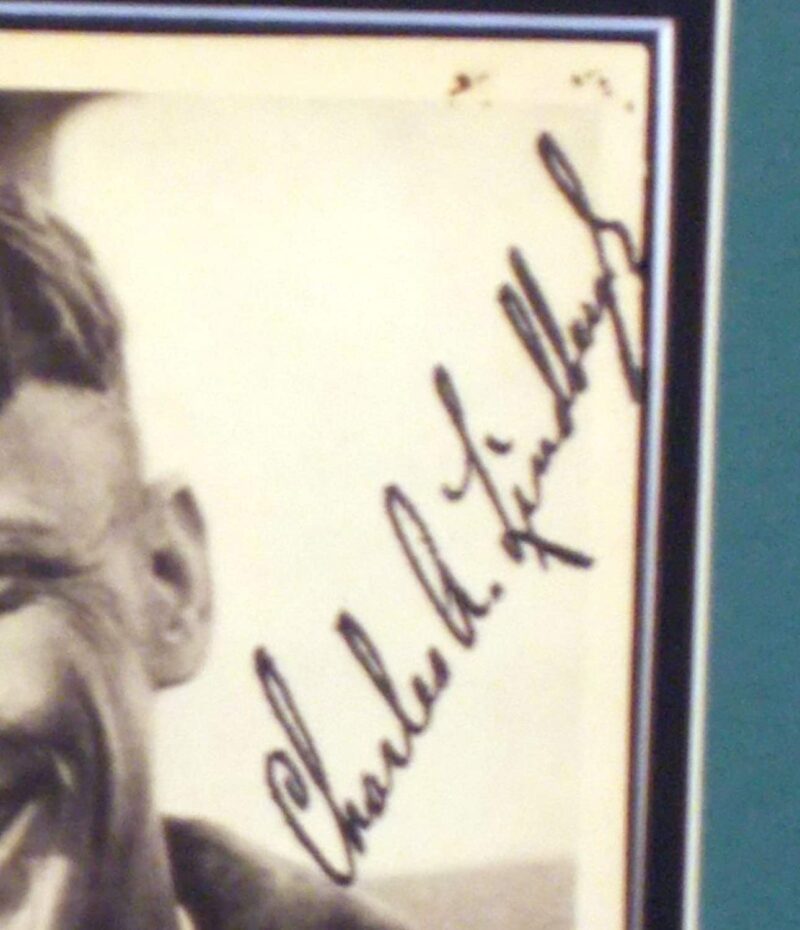 Charles Lindbergh signed memorabilia