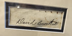 Davy Crockett autograph