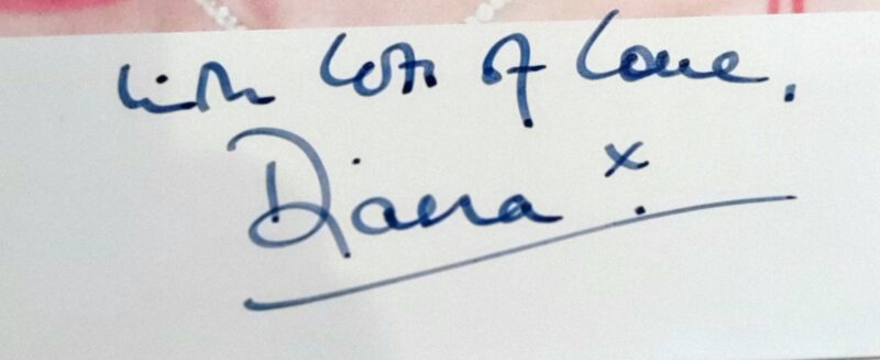 Diana autograph