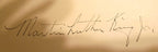 Dr. Martin Luther King Jr. autograph