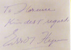 Errol Flynn autograph