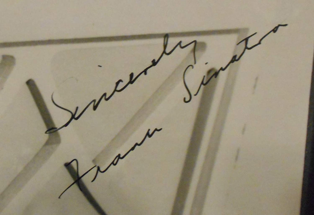 Frank Sinatra signed photo