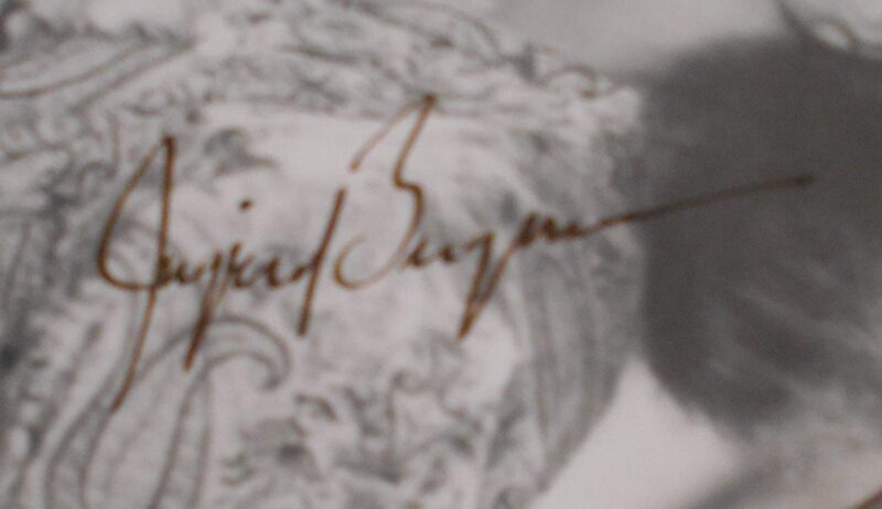 Ingrid Bergman autographed photo