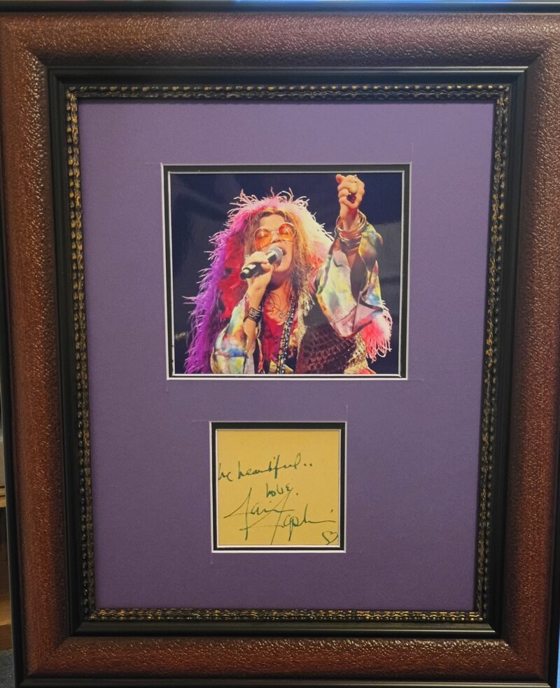 Janis Joplin Autograph