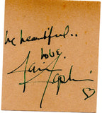 Janis Joplin Autograph