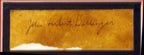 John Dillinger signed memorabilia