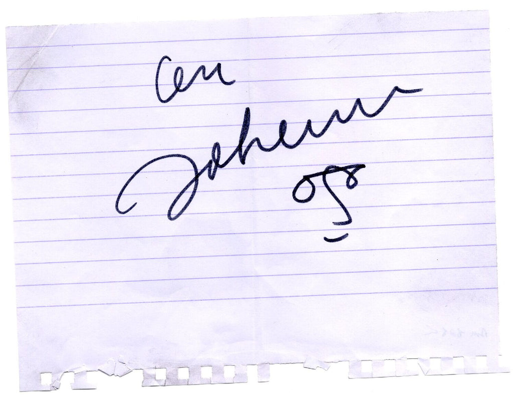 John Lennon signed photo