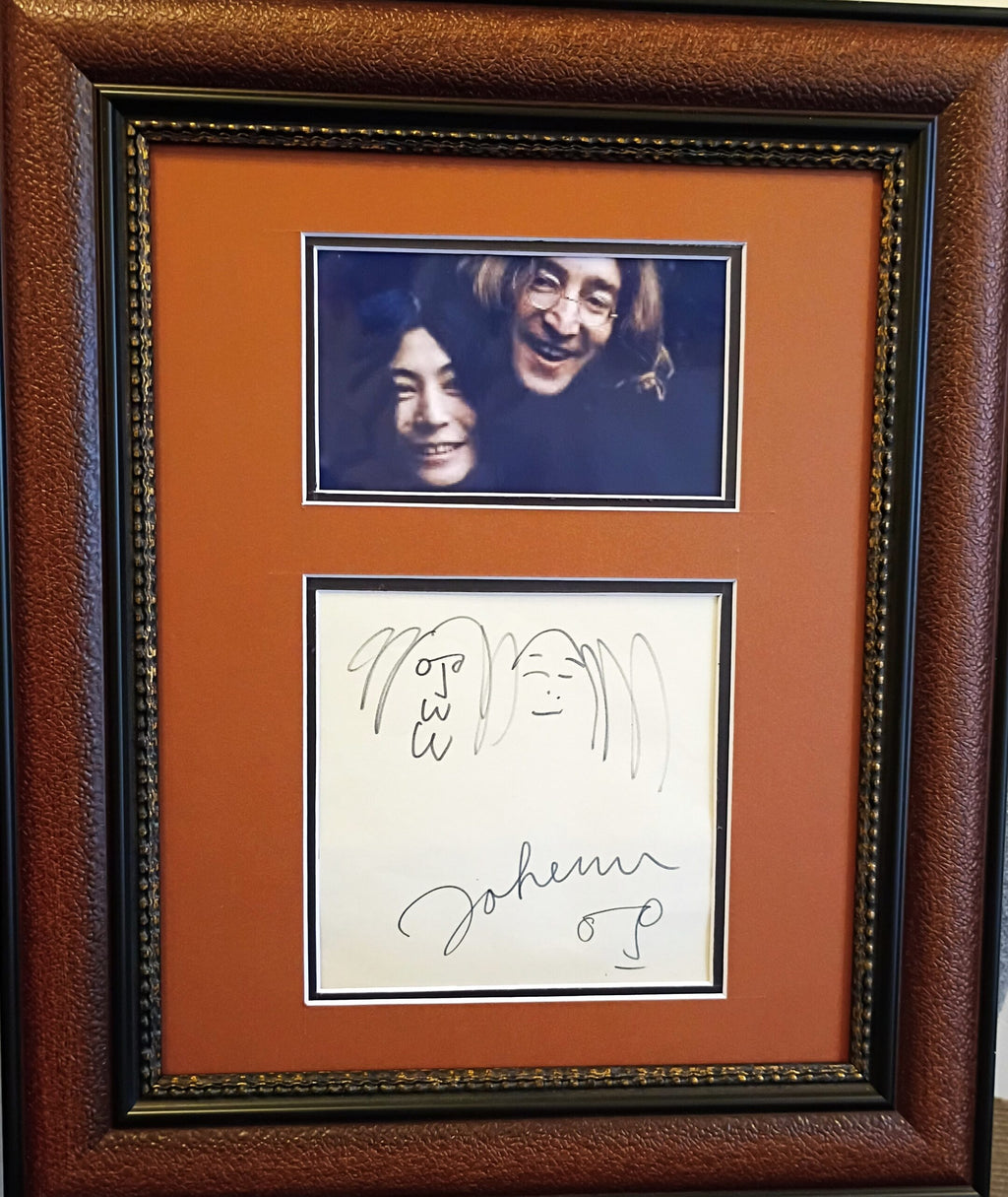 John Lennon autograph