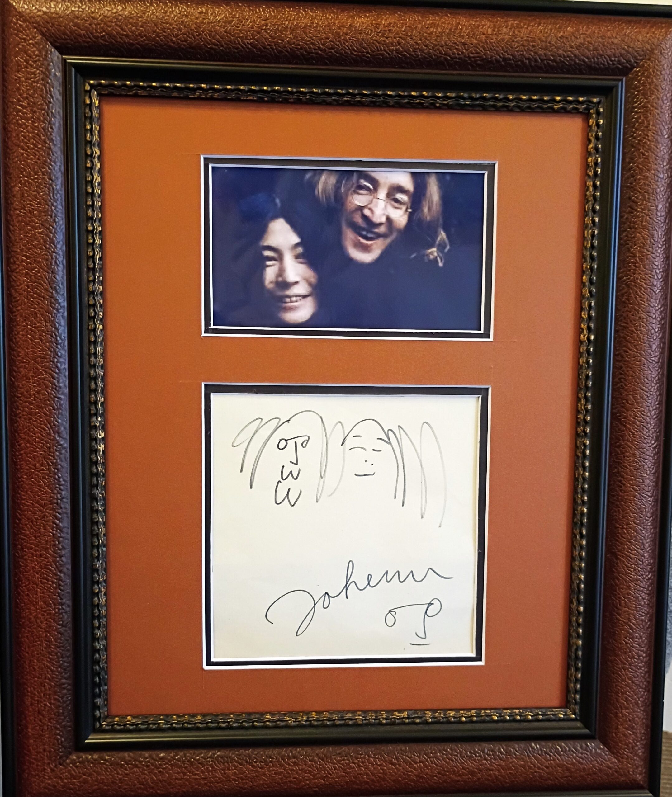 John Lennon autograph