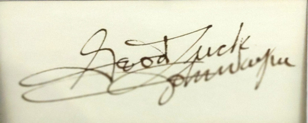 Authentic John Wayne signature