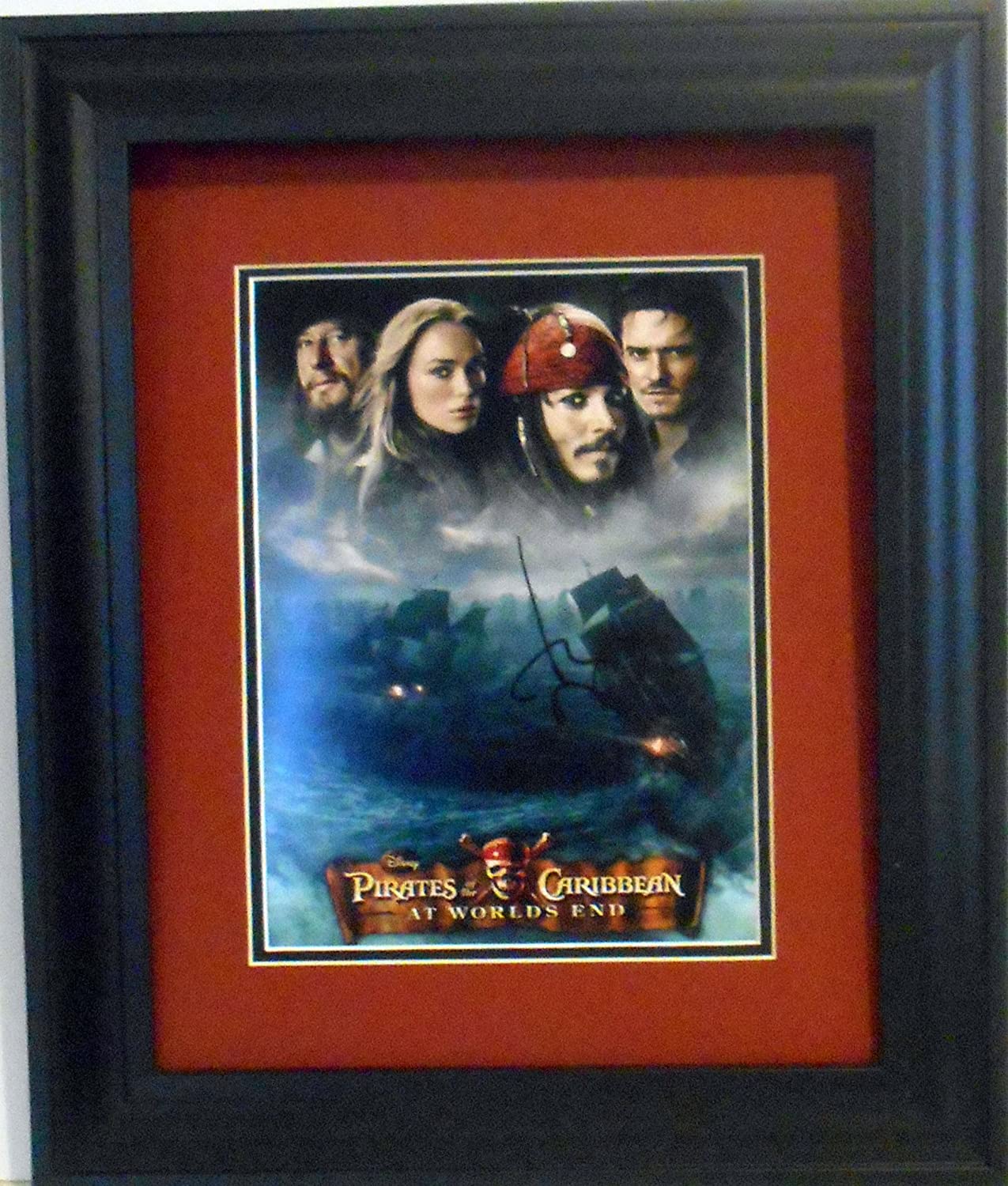 Johnny Depp autographed photo