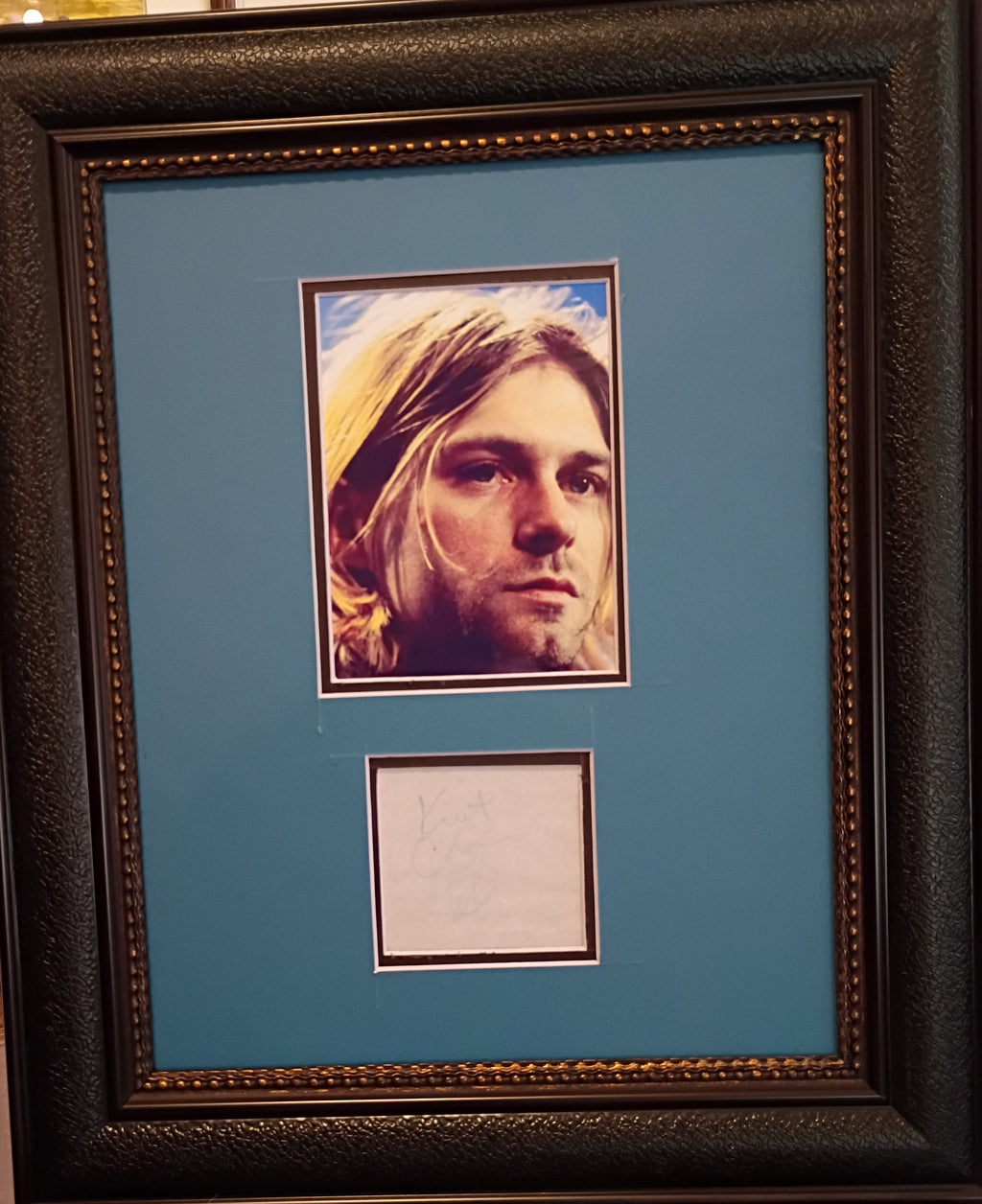 Kurt Cobain autograph