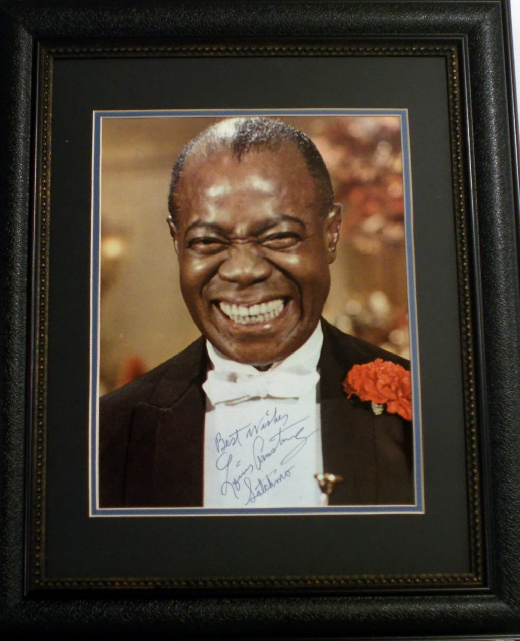 Louis ‘Satchmo” Armstrong autographed photo