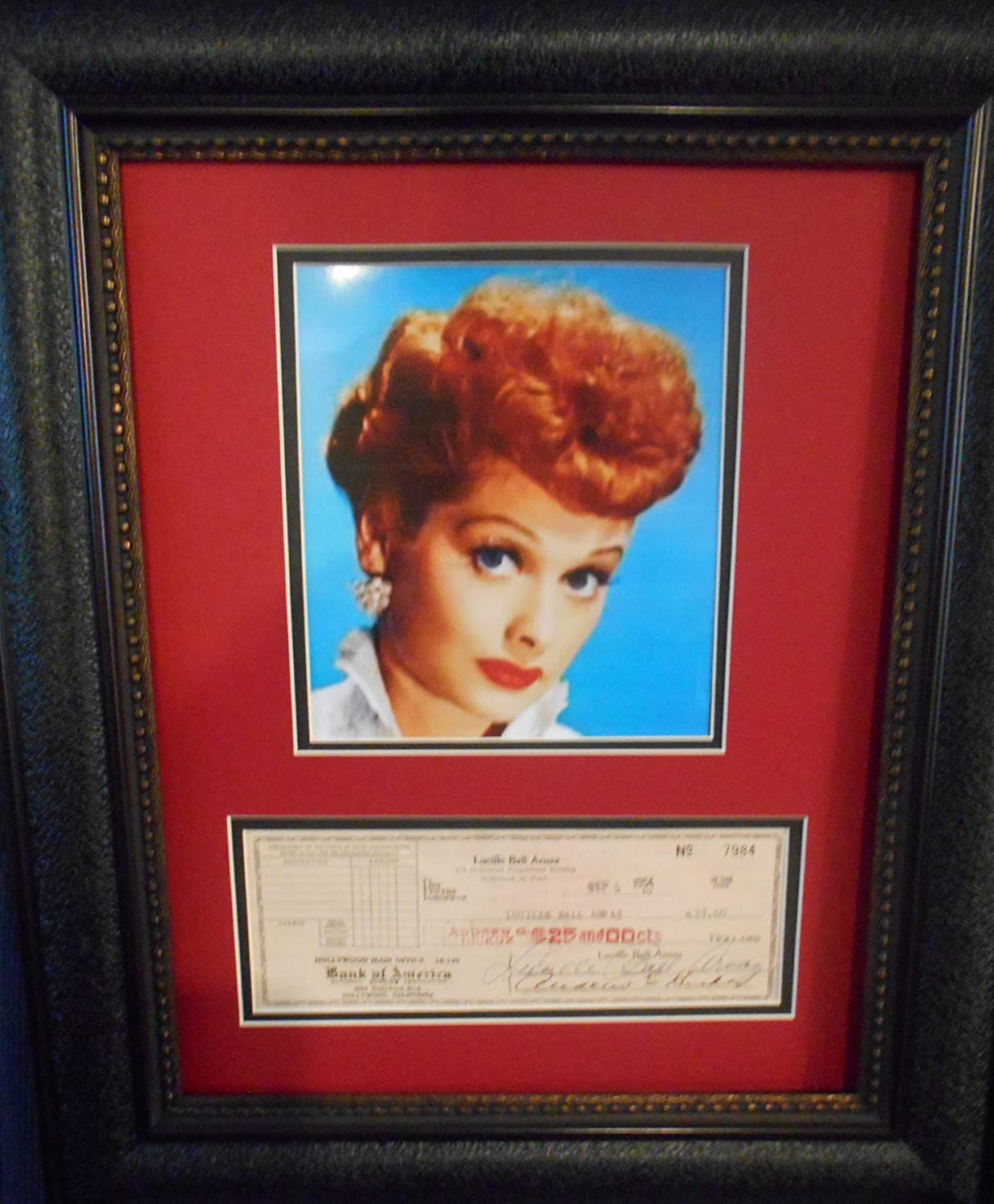 Lucille Ball Arnaz Personal Check