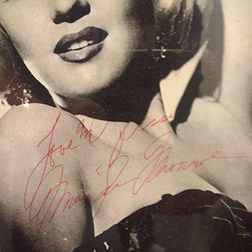 Marilyn Monroe autographed photo