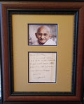 Mahatma Gandhi handwritten letter