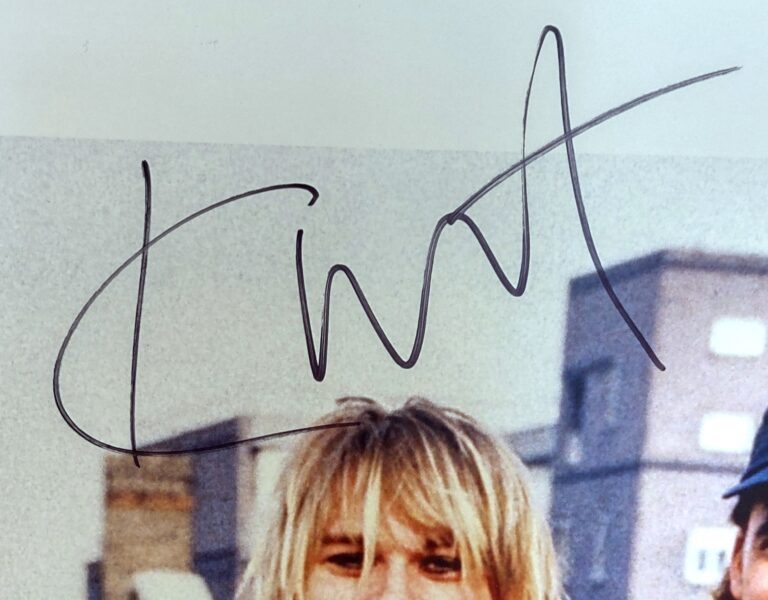 Nirvana signed photo