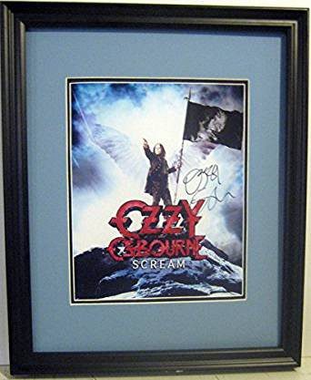 Ozzy Osbourne autograph