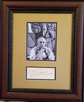 Pablo Picasso autograph
