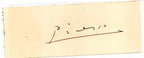 Pablo Picasso autograph