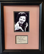 Patsy Cline autograph