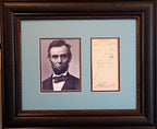 President Abraham Lincoln signature