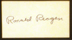President Ronald Reagan autograph