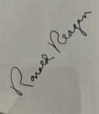 Ronald Reagan signed photo