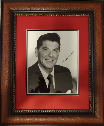Ronald Reagan autograph