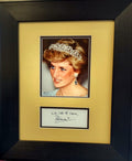 Princess Diana autograph