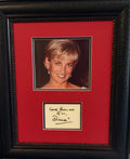 Princess Diana autograph