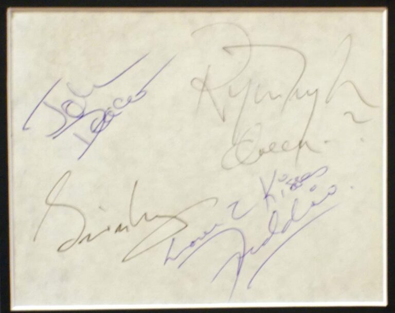 Queen signed photo