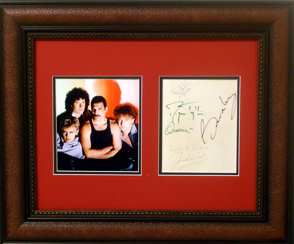 Queen band autographs