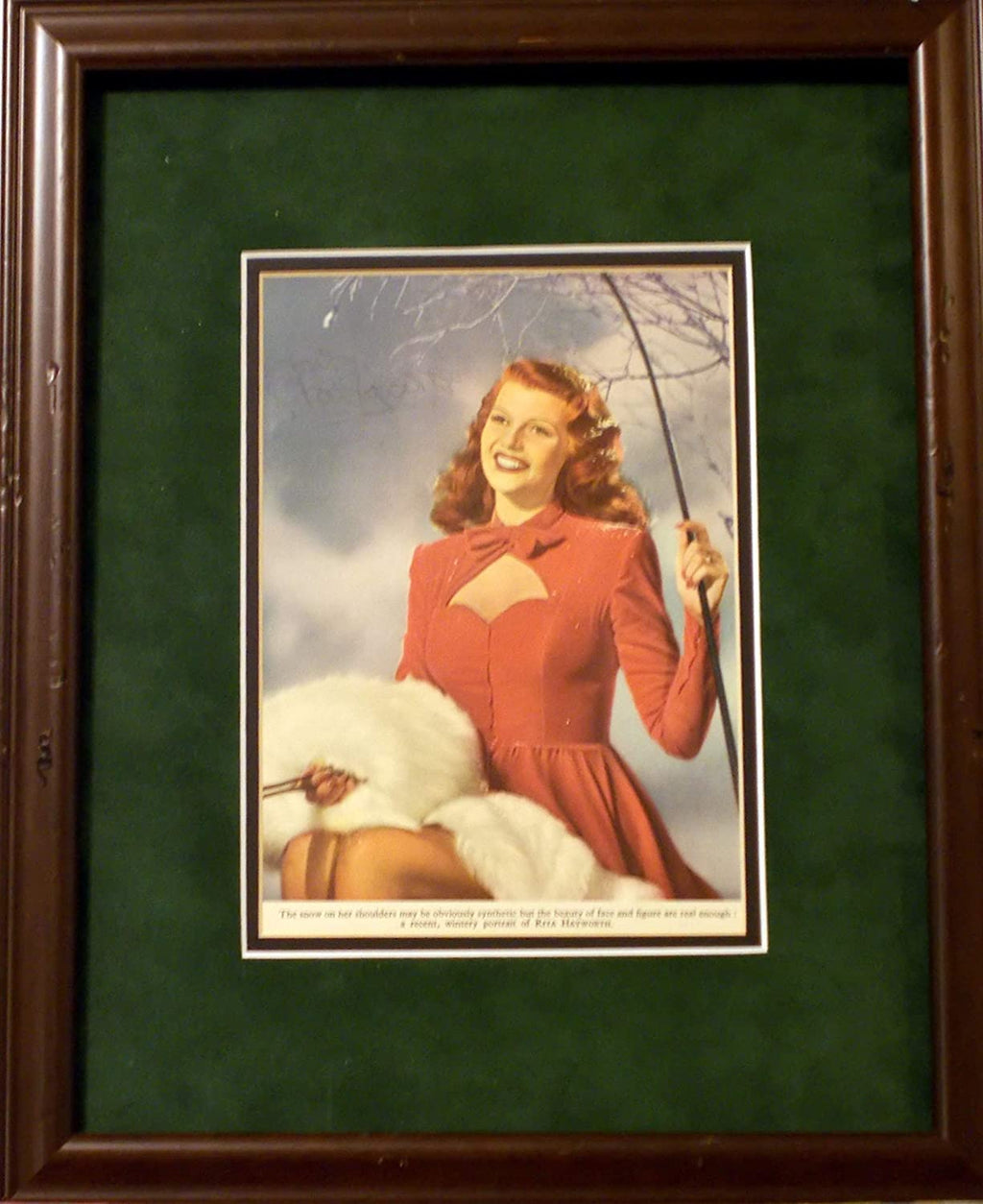 Rita Hayworth autograph