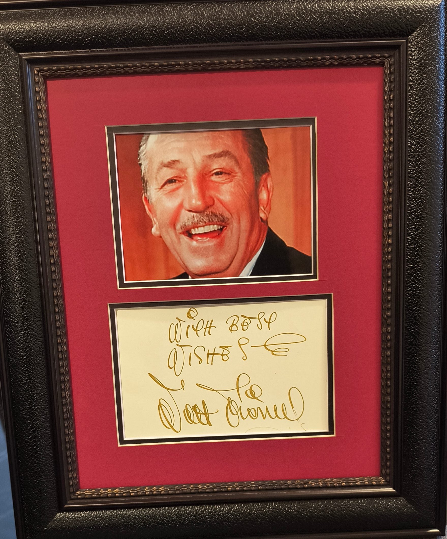 Walt Disney autograph