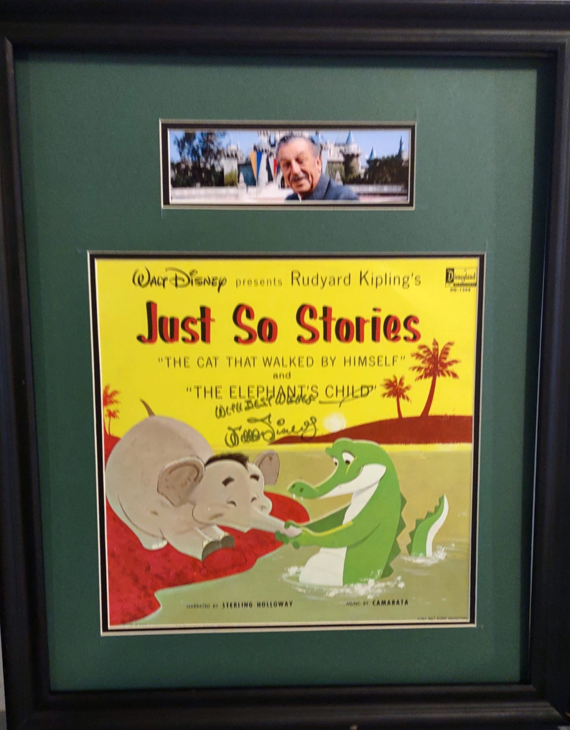 Walt Disney autographed album
