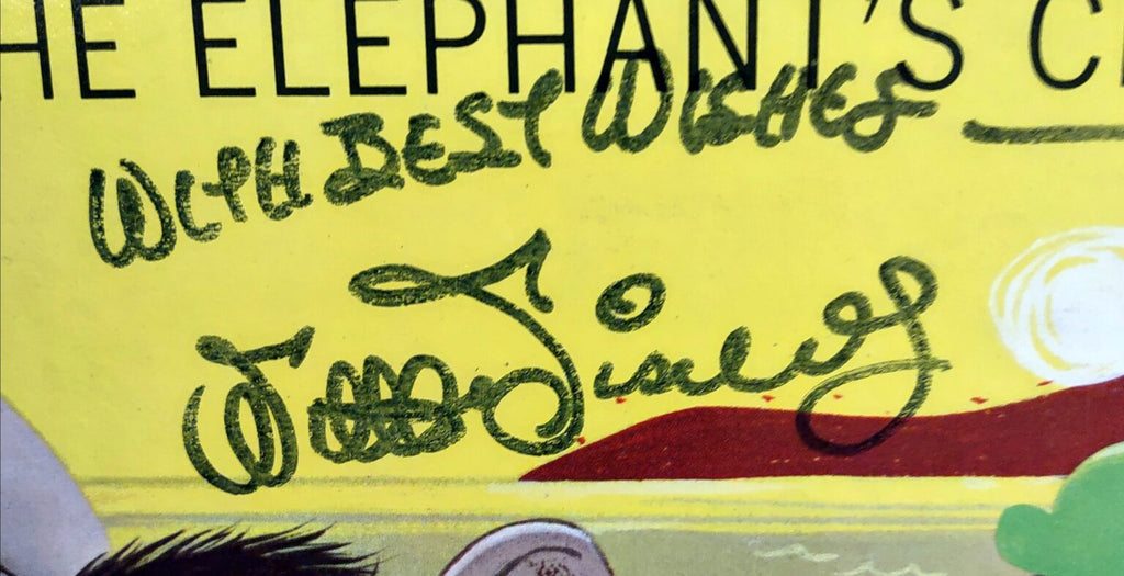 Walt Disney autographed album